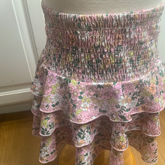 NWOT Shade Critters Pink Girls Smocked Ruffle Active Skirt - Picture 5 of 9